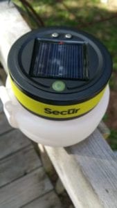 Secur Collapsible Solar Powered Bottle Lantern