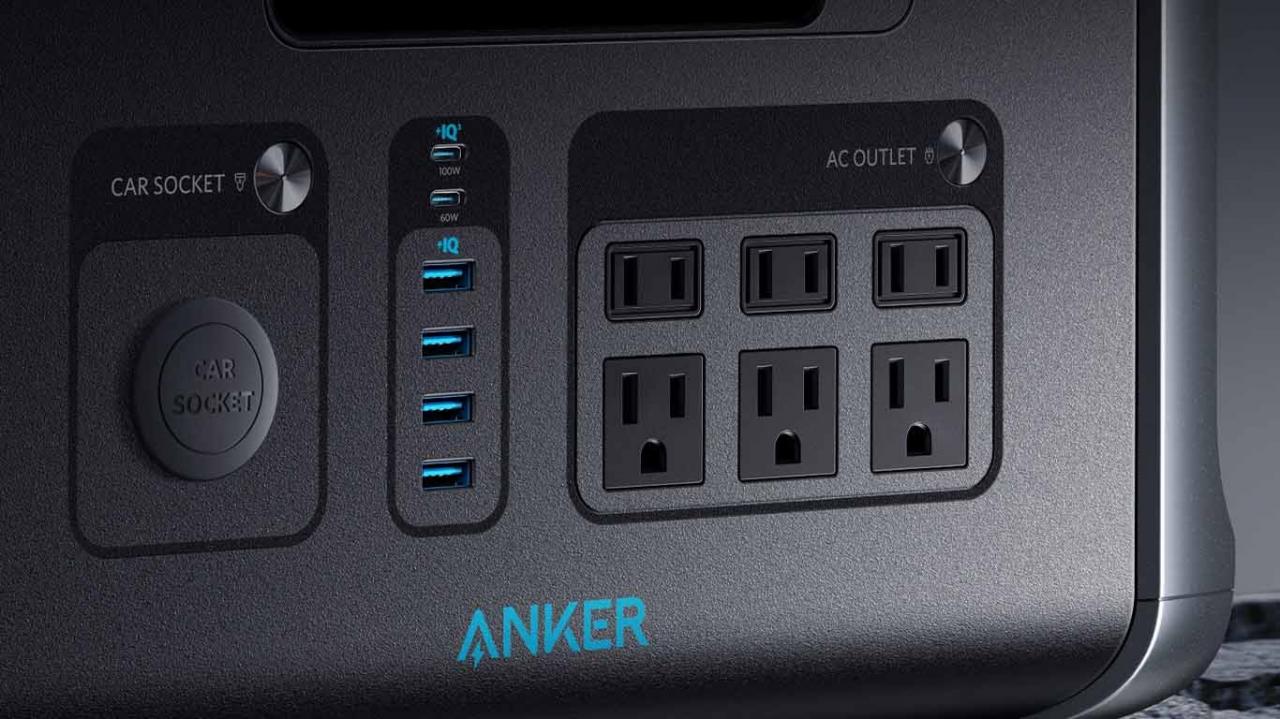 Anker 757 PowerHouse Ports