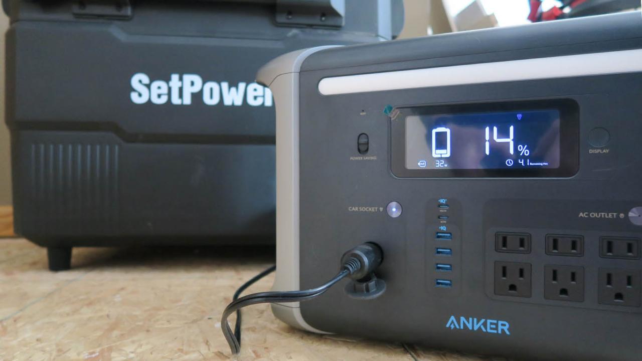 Anker 757 PowerHouse Running Camp Cooler