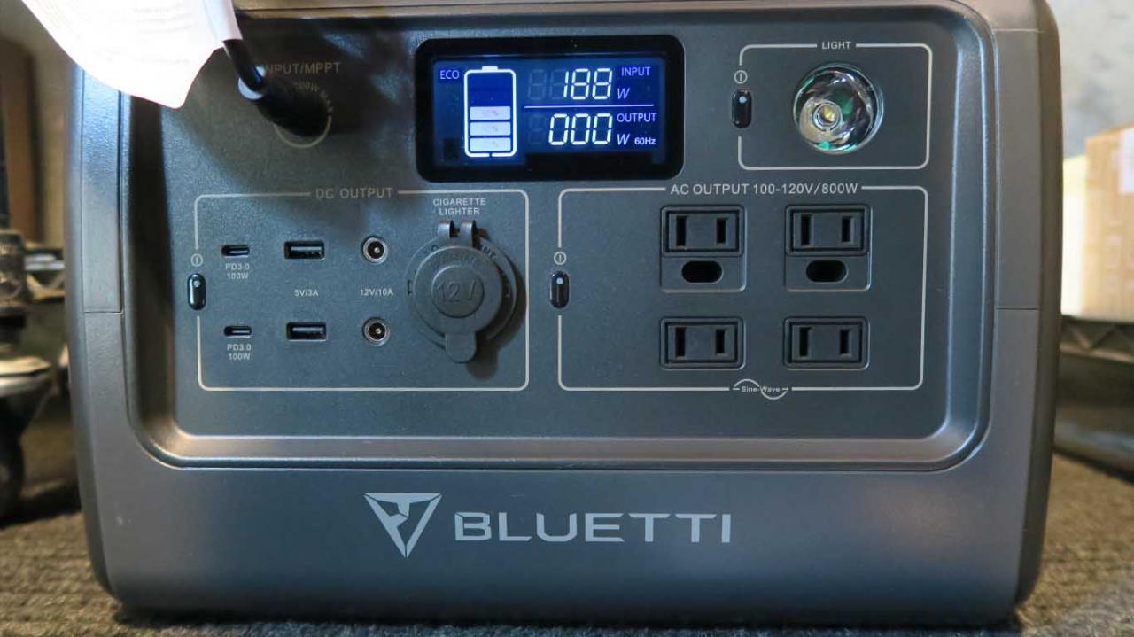 BLUETTI EB70S Portable Power Station AC Charging