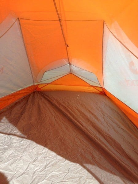 Inside Marmot Eclipse 2P