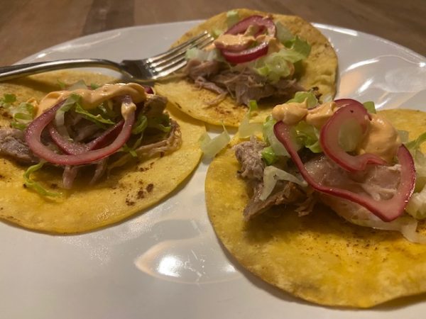 Smoked Pork Shoulder Tacos!