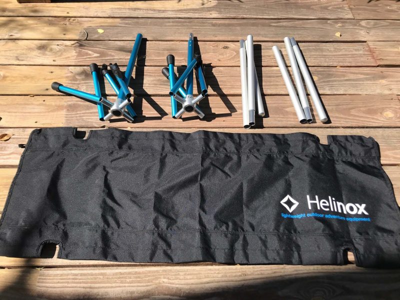 Helinox bench components